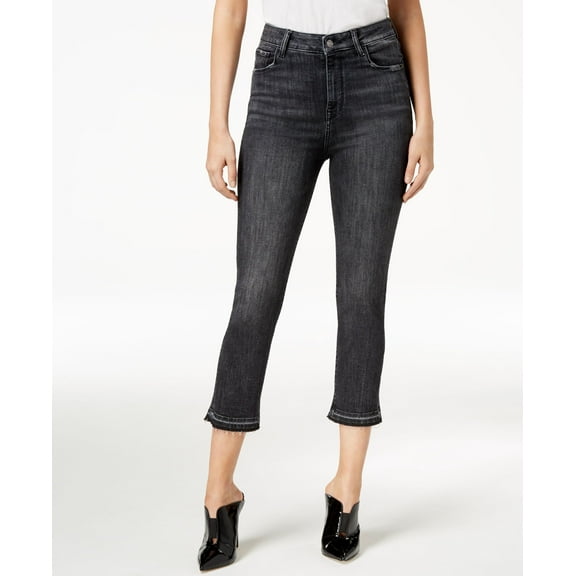 M1858 Audrey Straight Leg Cropped Jeans Slate 25