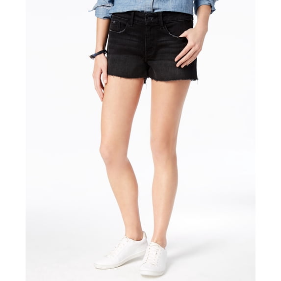 M1858 Cary Mid Rise Cutoff Denim Shorts Rockwell 25
