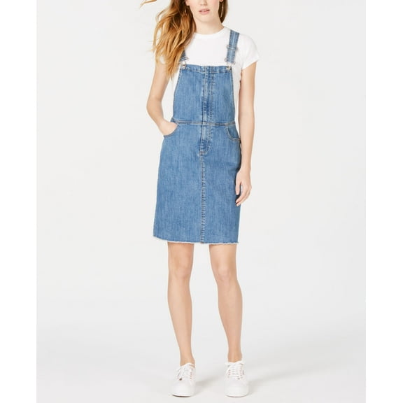 M1858 Clover Denim Overalls Dress Dorset L