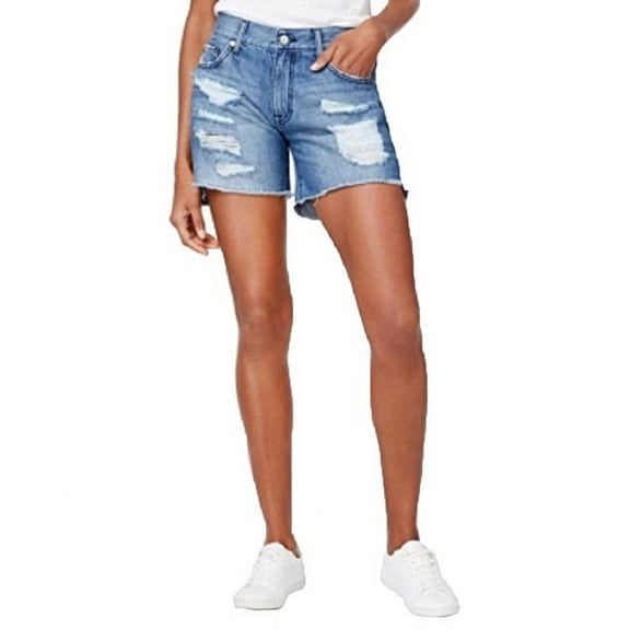 M1858 Ryder Ripped Denim Shorts Whitley 29