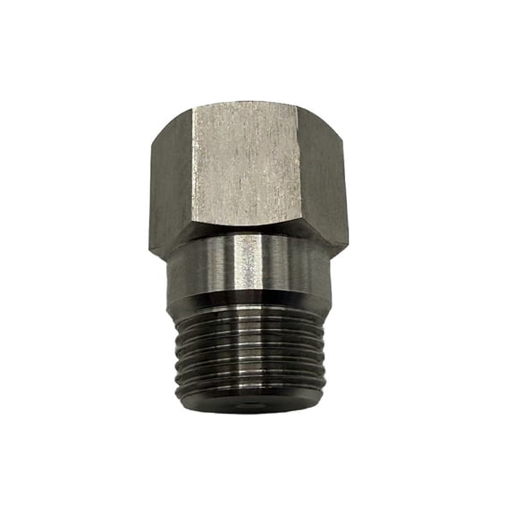 M18x1.5 Stainless Steel Sensor Extension Adapter, Universal Automotive Modified Sensor Extender Connector