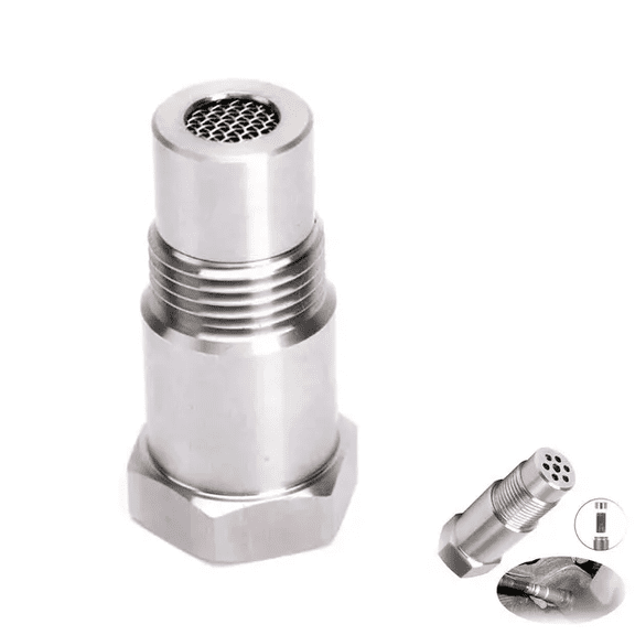 M18x1.5 Straight Universal Catalytic Converter with Filter – Stainless Steel SS304 Exhaust System Replacement, Compatible with Most Vehicles(1PCS)