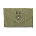 thumbnail image 1 of World War Supply M1942 First Aid Cotton Webbing Pouch, White, 1 of 4