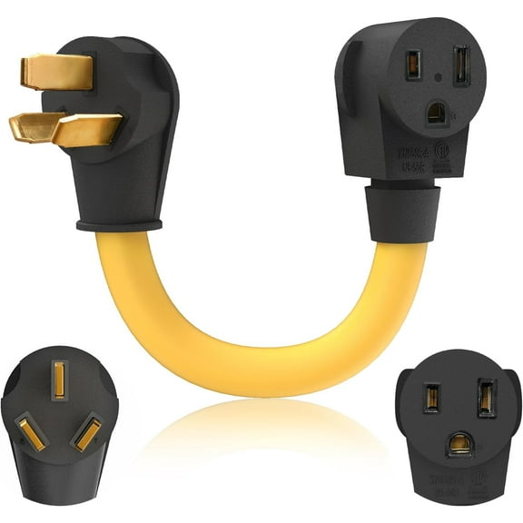 M1A2 Welding/Range Plug Adapter, 50Amp, 250V, 1FT, New with Warranty