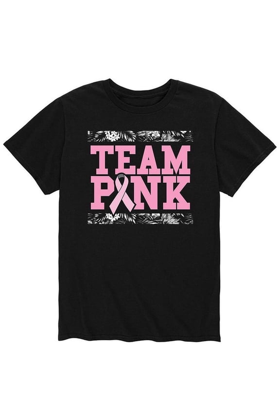 M1en's Team Pink T1EE, Size_ S1Mall, Black