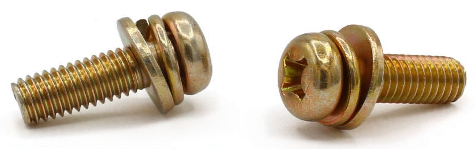 M20.4 x 6 mm SEMS Screws / Double Washer / Phillips / Pan Head / Steel