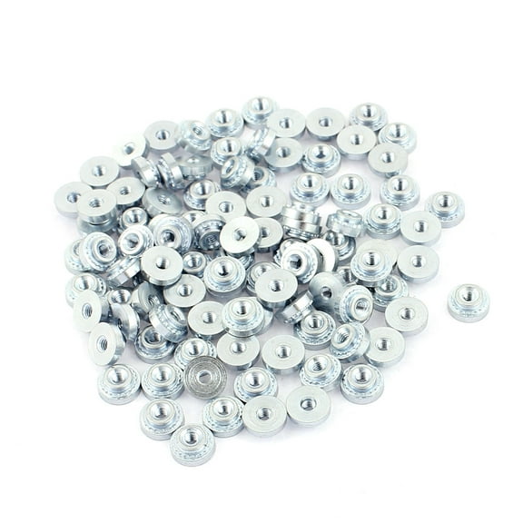 M2-2 Knurled Metal Self Clinching Nut Fastener 100pcs for 1.4mm Thick Thin Plate