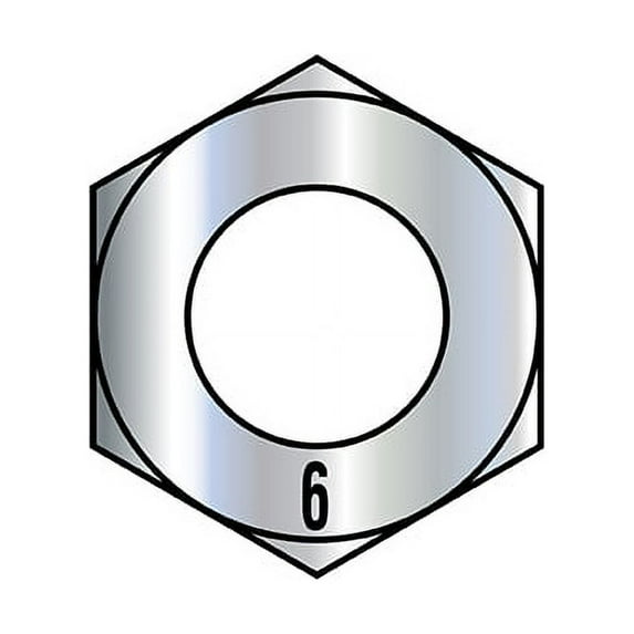 M2.5-0.45 Din 934 Metric Class 6 Hex Nuts Zinc (Pack Qty 15,000) BC-M2.5D934-6