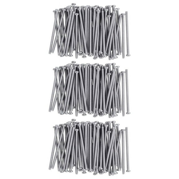 M2.5 x 40mm 304 Stainless Steel Round Screws Bolt 180Pcs