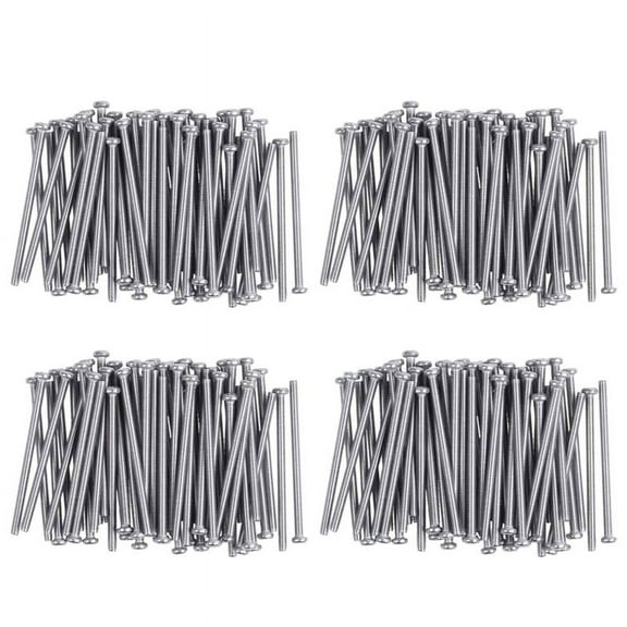 M2.5 x 40mm 304 Stainless Steel Round Screws Bolt 240Pcs