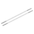 thumbnail image 1 of M2.5x100mm 304 Stainless Steel Threaded Tie Push Rods Servo Linkage for DIY, 2Pack, 1 of 6