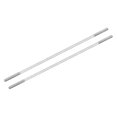 thumbnail image 1 of M2.5x110mm 304 Stainless Steel Threaded Tie Push Rods Servo Linkage for DIY, 2Pack, 1 of 6