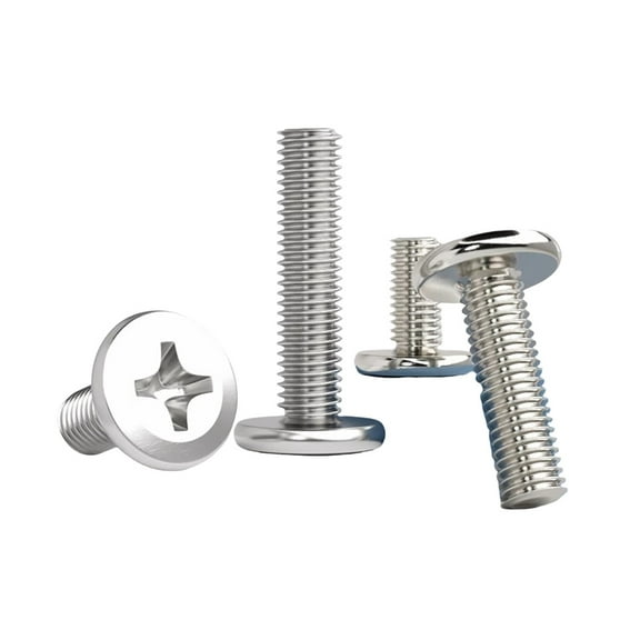 M2.5x14(100pcs)Flat Head Cross Head Screw Furniture Bolts Countersunk Connector Screws, ,Phillips Drive，304 stainless steel