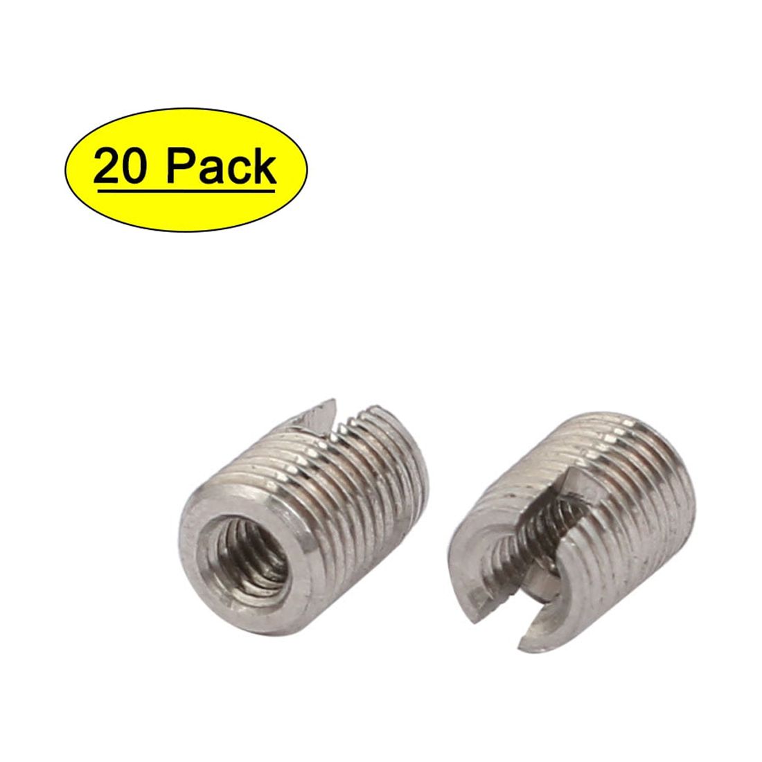 M16 Cat Thread Insert Self Tapping Thread Repair Set 50-Piece Threaded Insert Set - Stainless ...