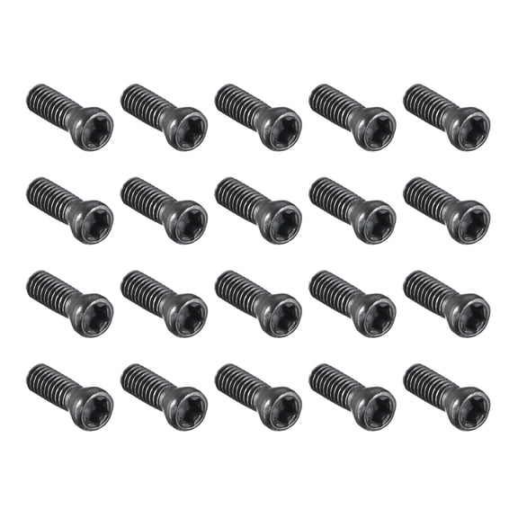 M2.5x8mm Torx Screws For Replaces Carbide Insert CNC Lathe Tool 20pcs