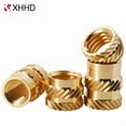 thumbnail image 1 of M2 M3 M4 M5 M6 M8 Brass Heat Insert Nut Double Twill Knurled Hot Melt Injection Embed Thread Inserts Nuts For 3d Printer Plastic, 1 of 6