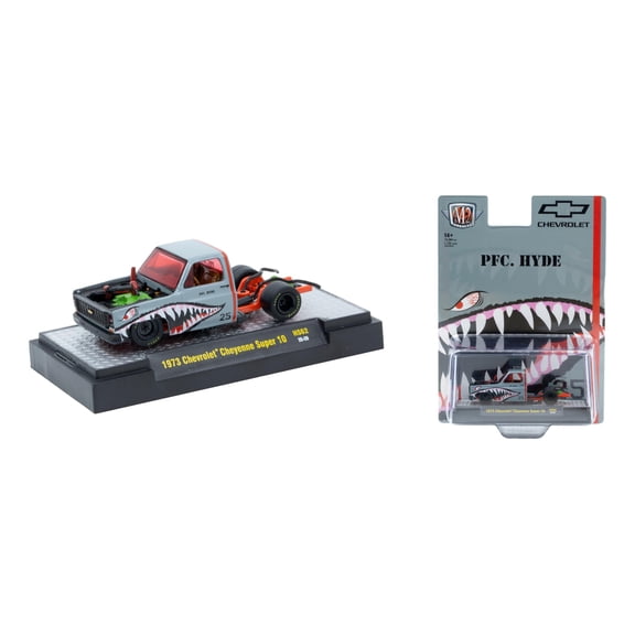 M2 Machines 1:64 1973 Chevrolet Cheyenne Super 10 Pfc. Hyde Rel Hs62