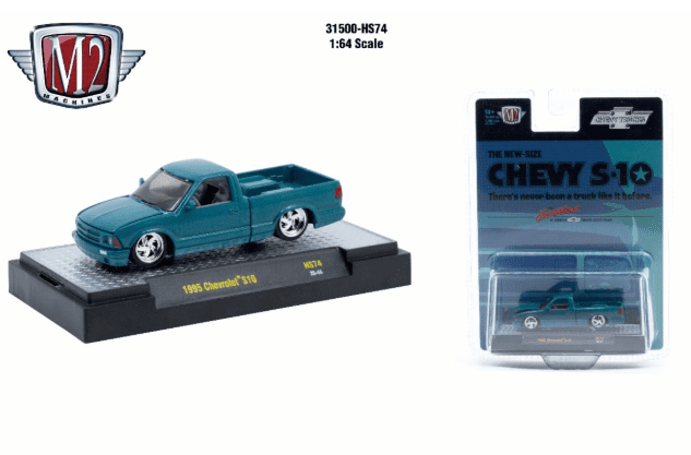 M2 ウォルマート限定 - 1995 シボレー S10 M2 Machines 1:64 1995 Chevrolet S10 Rel Hs74 - Walmart.com