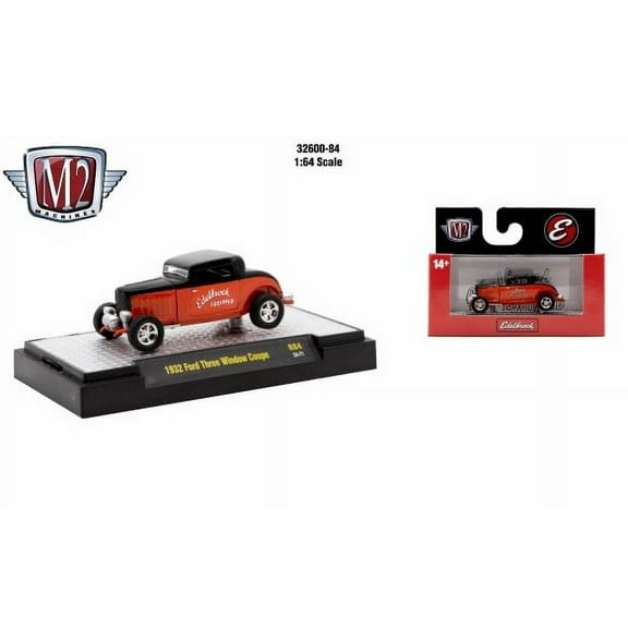 M2 Machines 1:64 Detroit Muscle R84 1932 Ford Three Window Coupe
