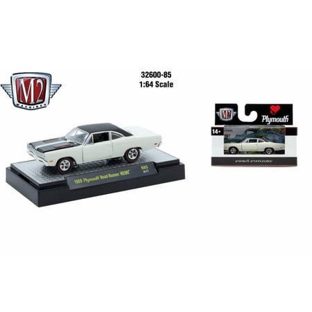 M2 Machines 1:64 Detroit Muscle R85 1969 Plymouth Road Runner Hemi