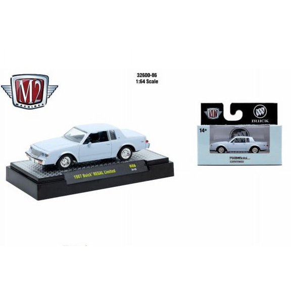M2 Machines 1:64 Detroit Muscle R86 1987 Buick Regal Limited