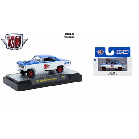 M2 Machines 1:64 Detroit Muscle R87 1967 Chevrolet Nova Gasser