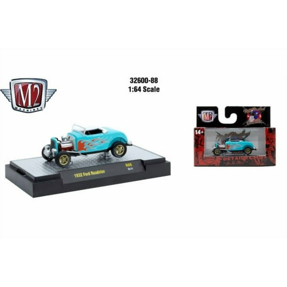 M2 Machines 1:64 Detroit Muscle R88 1932 Ford Roadster