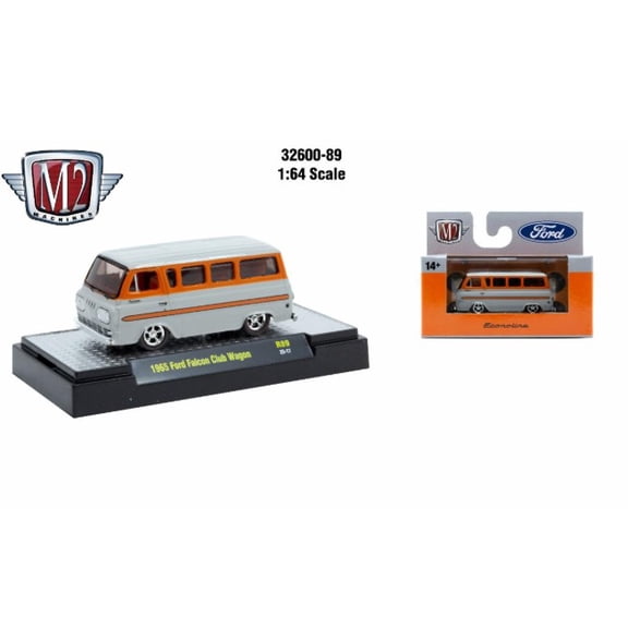 M2 Machines 1:64 Detroit Muscle R89 1965 Ford Falcon Club Wagon