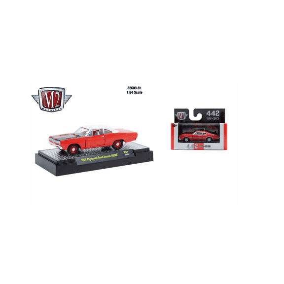 M2 Machines 1:64 Detroit Muscle R91 1969 Plymouth Road Runner Hemi