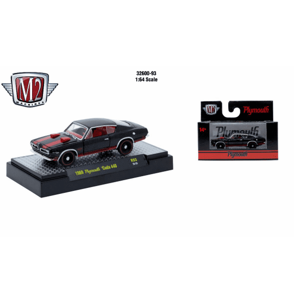 M2 Machines 1:64 Detroit Muscle R93 1969 Plymouth Cuda 440