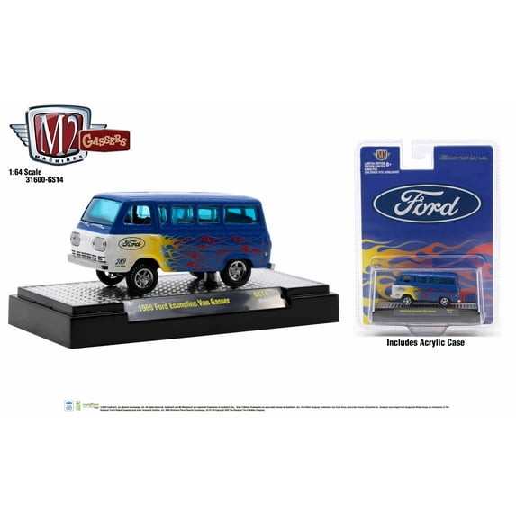 M2 Machines 1:64 Ford Econoline Van Gasser Release Gs14