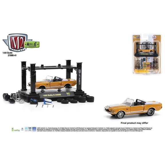 M2 Machines 1:64 Model Kit Release 41 1968 Shelby Gt500kr