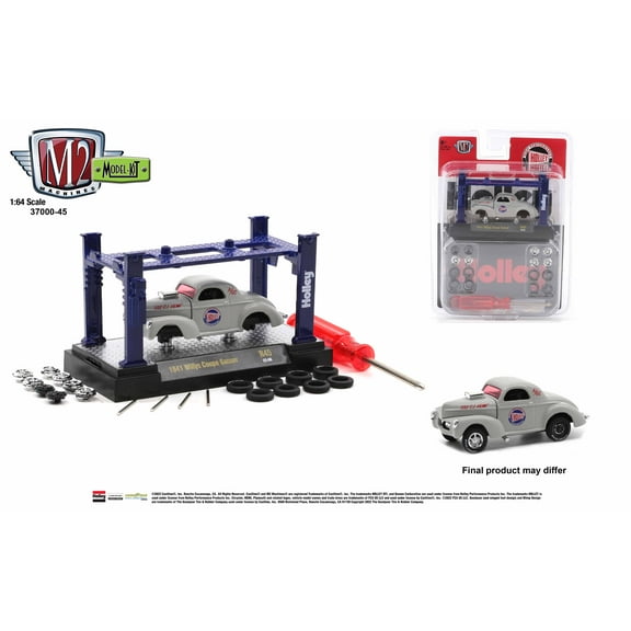 M2 Machines 1:64 Model Kit Release 45 1941 Willys Coupe Gasser