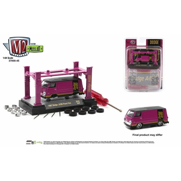 M2 Machines 1:64 Model Kit Release 45 1967 Dodge A100 Panel Van