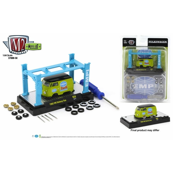 M2 Machines 1:64 Model Kit Release 58 1960 Vw Delivery Van