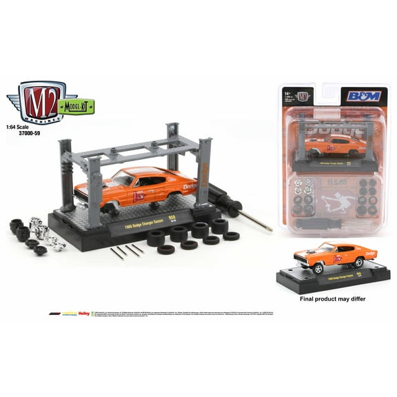 M2 Machines 1:64 Model Kit Release 59 1966 Dodge Charger Gasser