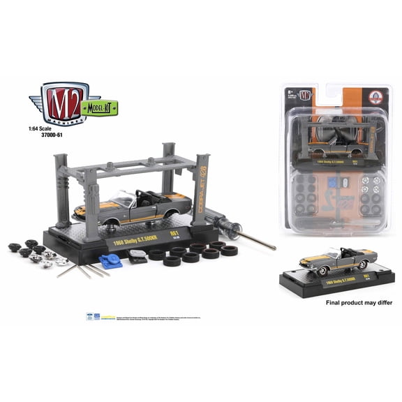 M2 Machines 1:64 Model Kit Release 61 1968 Shelby Gt 500Kr