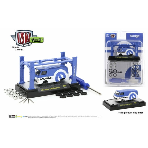 M2 Machines 1:64 Model Kit Release 62 1967 Dodge A100 Panel Van