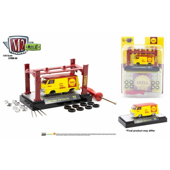 M2 Machines 1:64 Model Kit Release 68 1967 Dodge A100 Panel Van