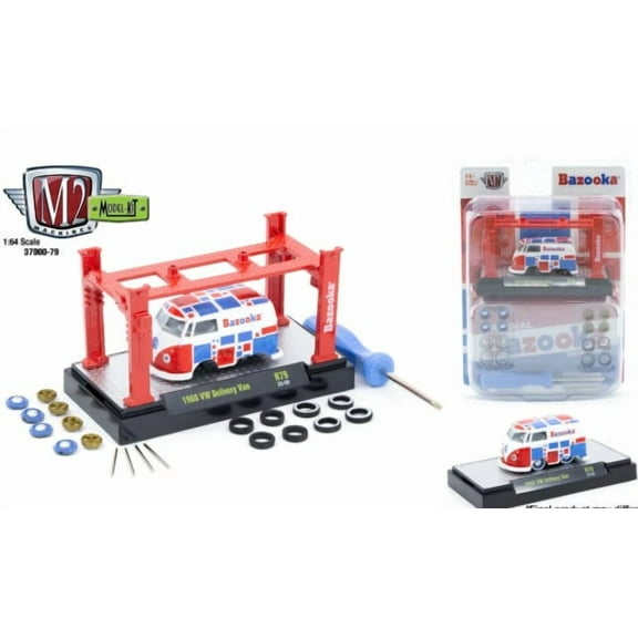 M2 Machines 1:64 Model Kit Release 79 1960 Vw Delivery Van