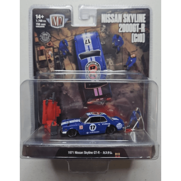 M2 Machines 1:64 R18 1971 Nissan Skyline Gt-R