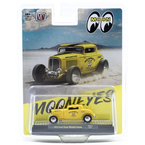 M2 Machines 1932 Ford Three Window Coupe Mooneyes HS72