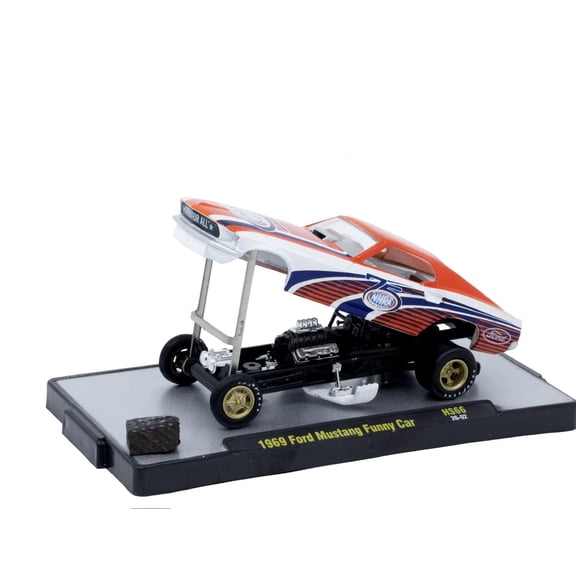 M2 Machines 1969 Ford Mustang Funny Car NHRA Hobby Exclusive