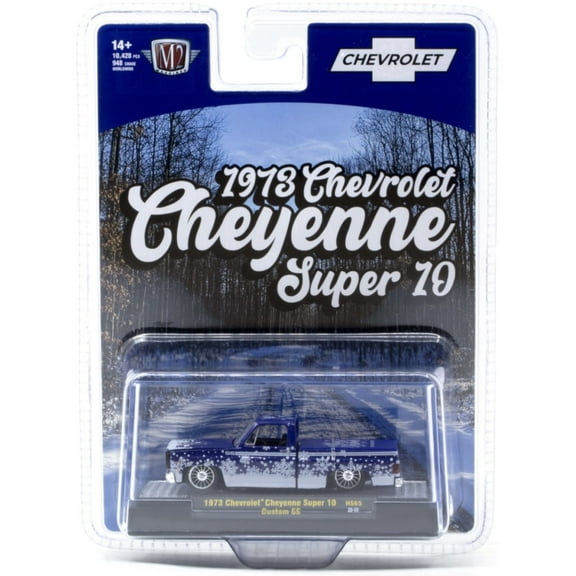 M2 Machines 1973 Chevrolet Cheyenne Super 10 Squarebody  Holiday Hobby Exclusive HS65