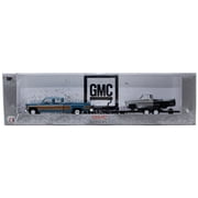M2 Machines 1973 GMC Sierra 3500 Dually & 1973 Chevrolet Cheyenne Super 10 Auto Hauler R92