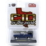 M2 Machines 1977 Chevrolet Cheyenne 10 Blue C10s In The Park Hobby Exclusive 164 Scale