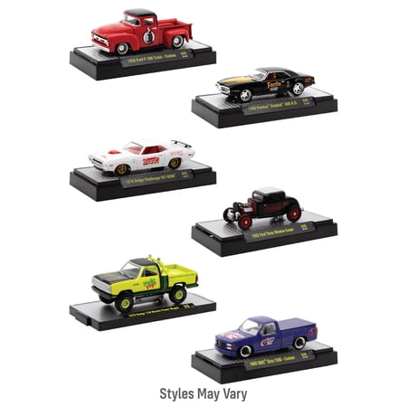 M2 Machines 52500 Coca-Cola 1:64 Scale Diecast Toy Cars & Truck (1 Vehicle, Styles May Vary)