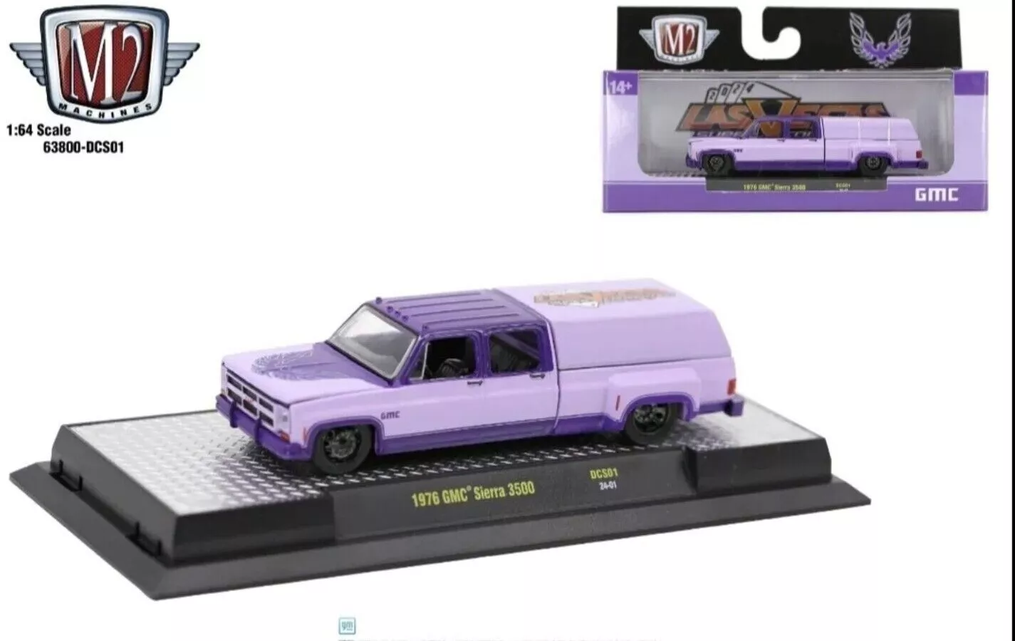 M2 Machines 76 GMC Sierra 3500 Dually 1:64 Diecast Truck - Walmart.com