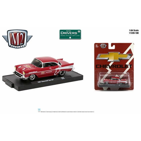 M2 Machines Auto-Drivers 1:64 R100 1957 Chevrolet Bel Air
