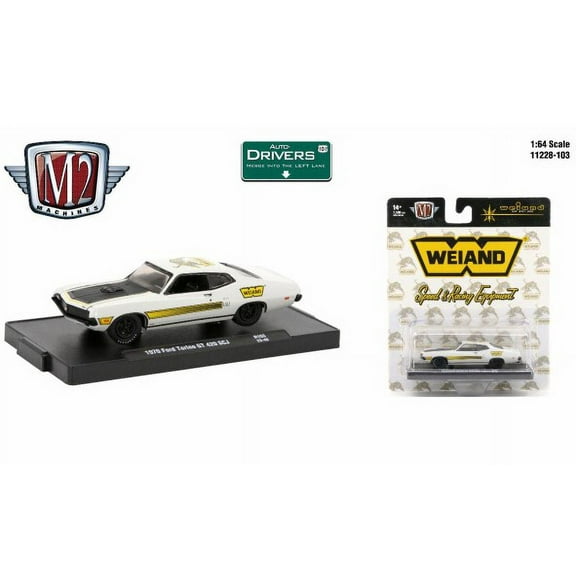 M2 Machines Auto-Drivers 1:64 R103 1970 Ford Torino Gt 429 Scj